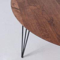 Стол обеденный Демавенд d100*74 дуб мореный/черный купить в Минске Стол обеденный Демавенд d100*74 дуб мореный/черный купить в Минске