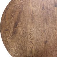 Стол обеденный Эльбрус d100*74 дуб мореный/белый купить в Минске