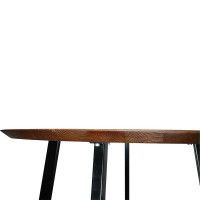 Стол обеденный Эльбрус d100*74 дуб натуральный/черный купить в Минске Стол обеденный Эльбрус d100*74 дуб натуральный/черный купить в Минске