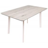 Стол МАЙОН 120*80*74 дуб беленый/белый Стол МАЙОН 120*80*74 дуб беленый/белый