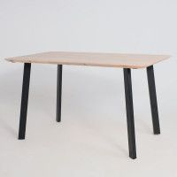 Стол МАЙОН 120*80*74 дуб беленый/черный купить в Минске