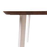 Стол МАЙОН, 130*80*74 дуб натуральный/белый купить в Минске