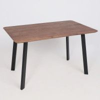 Стол МАЙОН, 130*80*74 дуб мореный/черный купить в Минске