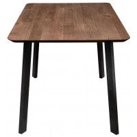 Стол МАЙОН, 130*80*74 дуб мореный/черный купить в Минске