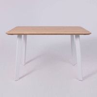 Стол МАЙОН 120*80*74 дуб натуральный/белый купить в Минске