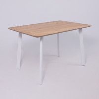 Стол МАЙОН 120*80*74 дуб натуральный/белый купить в Минске