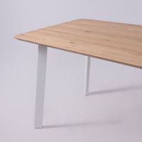 Стол МАЙОН 120*80*74 дуб натуральный/белый купить в Минске