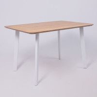 Стол МАЙОН 120*80*74 дуб натуральный/белый купить в Минске