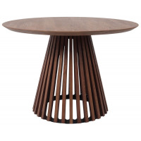 Стол обеденный ПИК d110*75 дуб мореный/дуб мореный Стол обеденный ПИК d110*75 дуб мореный/дуб мореный