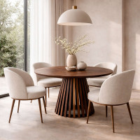 Стол обеденный ПИК d110*75 дуб мореный/дуб мореный купить в Минске