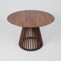 Стол обеденный ПИК d110*75 дуб мореный/дуб мореный купить в Минске