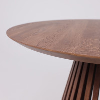 Стол обеденный ПИК d110*75 дуб мореный/дуб мореный купить в Минске