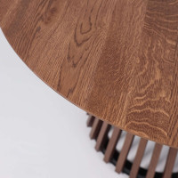 Стол обеденный ПИК d110*75 дуб мореный/дуб мореный купить в Минске