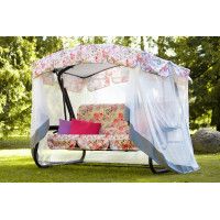 Качели садовые Olsa Турин Премиум flower с1202