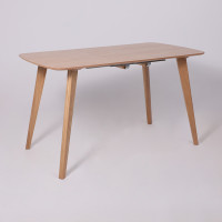 Стол обеденный АРТ (105-135)*700 светлый дуб без тонировки / светлый дуб купить в Минске