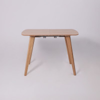 Стол обеденный АРТ (105-135)*700 светлый дуб без тонировки / светлый дуб купить в Минске