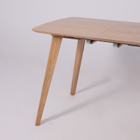 Стол обеденный АРТ (105-135)*700 светлый дуб без тонировки / светлый дуб купить в Минске