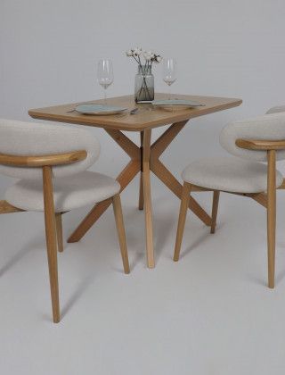 Стол обеденный Сити 1100*700 Светлый бук без тонировки/Светлый бук купить в Минске