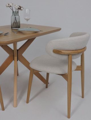 Стол обеденный Сити 1100*700 Светлый бук без тонировки/Светлый бук купить в Минске