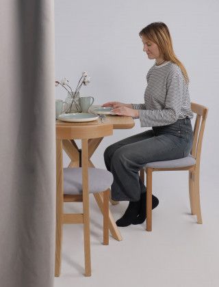 Стол обеденный Сити 950(1250)*700 Светлый бук без тонировки/Светлый бук купить в Минске