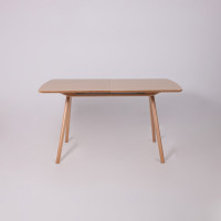 Стол обеденный Дэвид 1450(1950)*850 светлый бук без тонировки/светлый бук купить в Минске