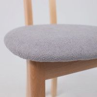 Стул КОНГО светло-серый велюр Moss 993/светлый бук купить в Минске Стул КОНГО светло-серый велюр Moss 993/светлый бук купить в Минске