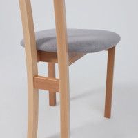 Стул КОНГО светло-серый велюр Moss 993/светлый бук купить в Минске Стул КОНГО светло-серый велюр Moss 993/светлый бук купить в Минске