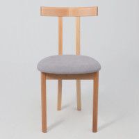 Стул КОНГО светло-серый велюр Moss 993/светлый бук купить в Минске Стул КОНГО светло-серый велюр Moss 993/светлый бук купить в Минске