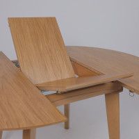 Стол обеденный Крит-М 950(1300)*950 светлый бук без тонировки/светлый бук купить в Минске