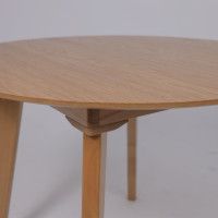 Стол обеденный Крит-М 950(1300)*950 светлый бук без тонировки/светлый бук купить в Минске