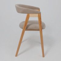 Стул ЛОНДОН песочный микровелюр D Simple 05/светлый бук купить в Минске