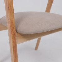 Стул ЛОНДОН песочный микровелюр D Simple 05/светлый бук купить в Минске