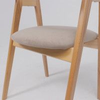 Стул ЛОНДОН песочный микровелюр D Simple 05/светлый бук купить в Минске