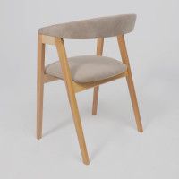 Стул ЛОНДОН песочный микровелюр D Simple 05/светлый бук купить в Минске