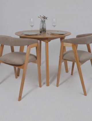 Стул ЛОНДОН песочный микровелюр D Simple 05/светлый бук купить в Минске