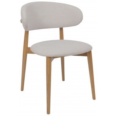 Стул ОЛАФ бежевый фактурный велюр Danco 100/светлый дуб купить в Минске