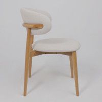 Стул ОЛАФ бежевый фактурный велюр Danco 100/светлый дуб купить в Минске Стул ОЛАФ бежевый фактурный велюр Danco 100/светлый дуб купить в Минске