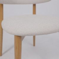 Стул ОЛАФ бежевый фактурный велюр Danco 100/светлый дуб купить в Минске Стул ОЛАФ бежевый фактурный велюр Danco 100/светлый дуб купить в Минске