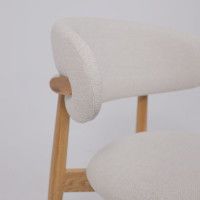 Стул ОЛАФ бежевый фактурный велюр Danco 100/светлый дуб купить в Минске Стул ОЛАФ бежевый фактурный велюр Danco 100/светлый дуб купить в Минске