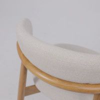 Стул ОЛАФ бежевый фактурный велюр Danco 100/светлый дуб купить в Минске Стул ОЛАФ бежевый фактурный велюр Danco 100/светлый дуб купить в Минске