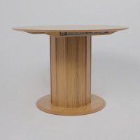 Стол обеденный Олаф 1100(1400)*1100 светлый дуб без тонировки/светлый дуб купить в Минске Стол обеденный Олаф 1100(1400)*1100 светлый дуб без тонировки/светлый дуб купить в Минске