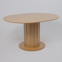 Стол обеденный Олаф 1100(1400)*1100 светлый дуб без тонировки/светлый дуб купить в Минске Стол обеденный Олаф 1100(1400)*1100 светлый дуб без тонировки/светлый дуб купить в Минске