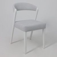 Стул Талер светло-серый велюр Moss 900/белый купить в Минске