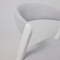 Стул Талер светло-серый велюр Moss 900/белый купить в Минске