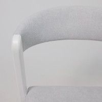 Стул Талер светло-серый велюр Moss 900/белый купить в Минске