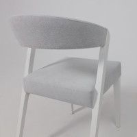 Стул Талер светло-серый велюр Moss 900/белый купить в Минске