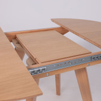 Стол обеденный ТАМУС 87(116) светлый бук без тонировки / светлый бук купить в Минске