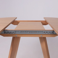 Стол обеденный ТАМУС 87(116) светлый бук без тонировки / светлый бук купить в Минске