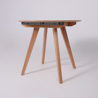 Стол обеденный ТАМУС 87(116) светлый бук без тонировки / светлый бук купить в Минске