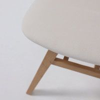 Стул ТВИСТ кремовый велюр Maxx 100/светлый дуб купить в Минске